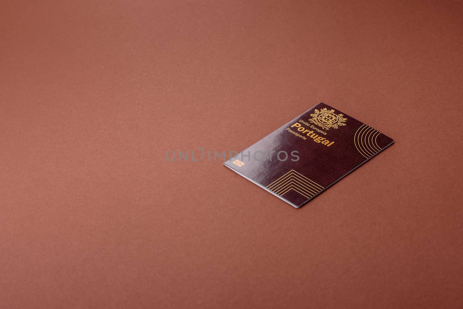 Portugal passport, Portuguese document for global business, emigration or travelling.