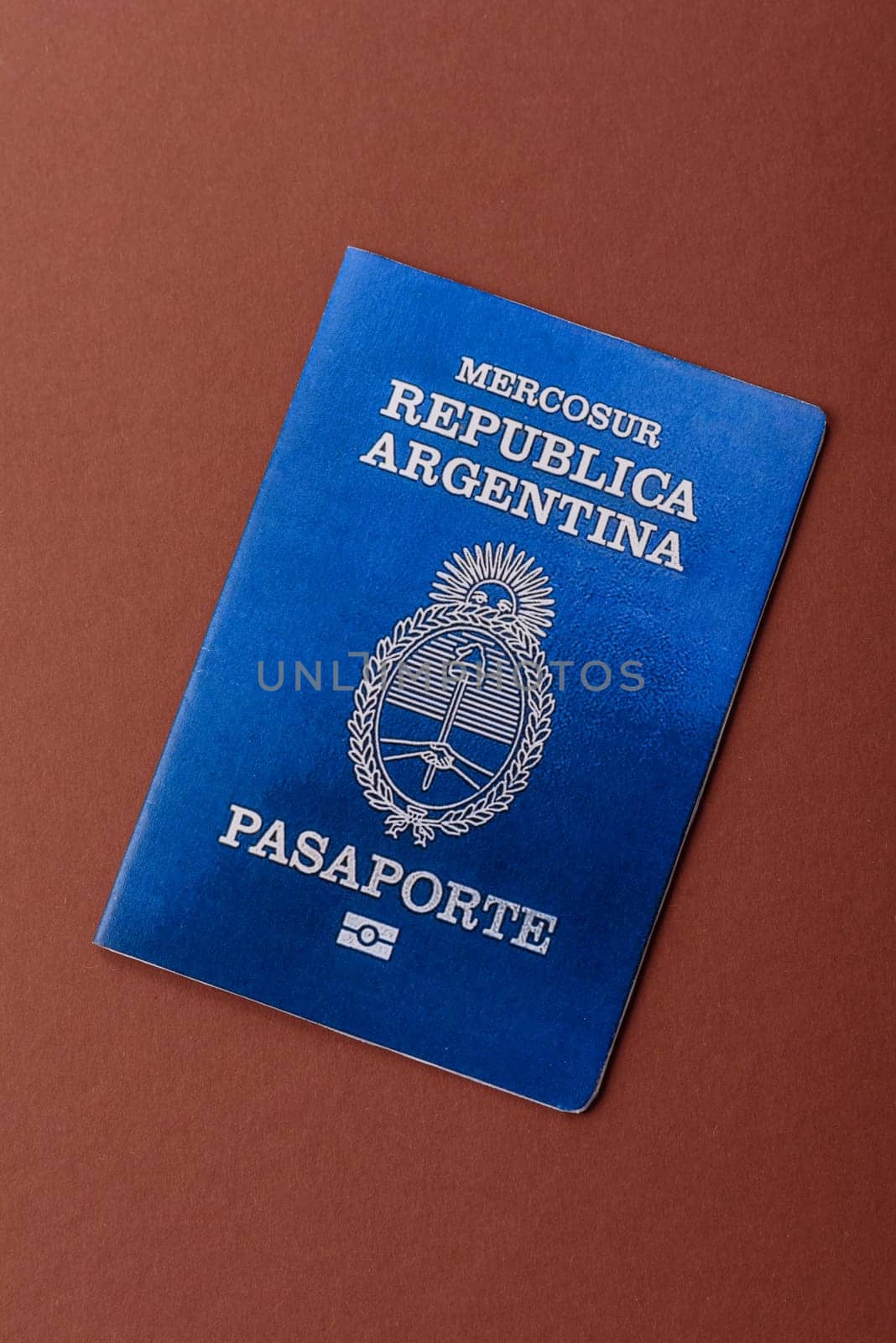 Argentine passport for travelling, flying and doing business. Argentina document, id for crossing the border