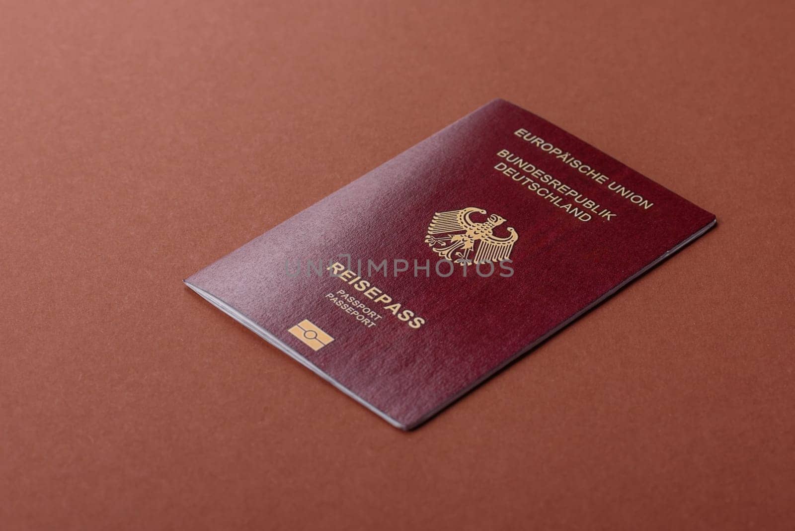 German passport, German document for travelling, border crossing, for business purposes