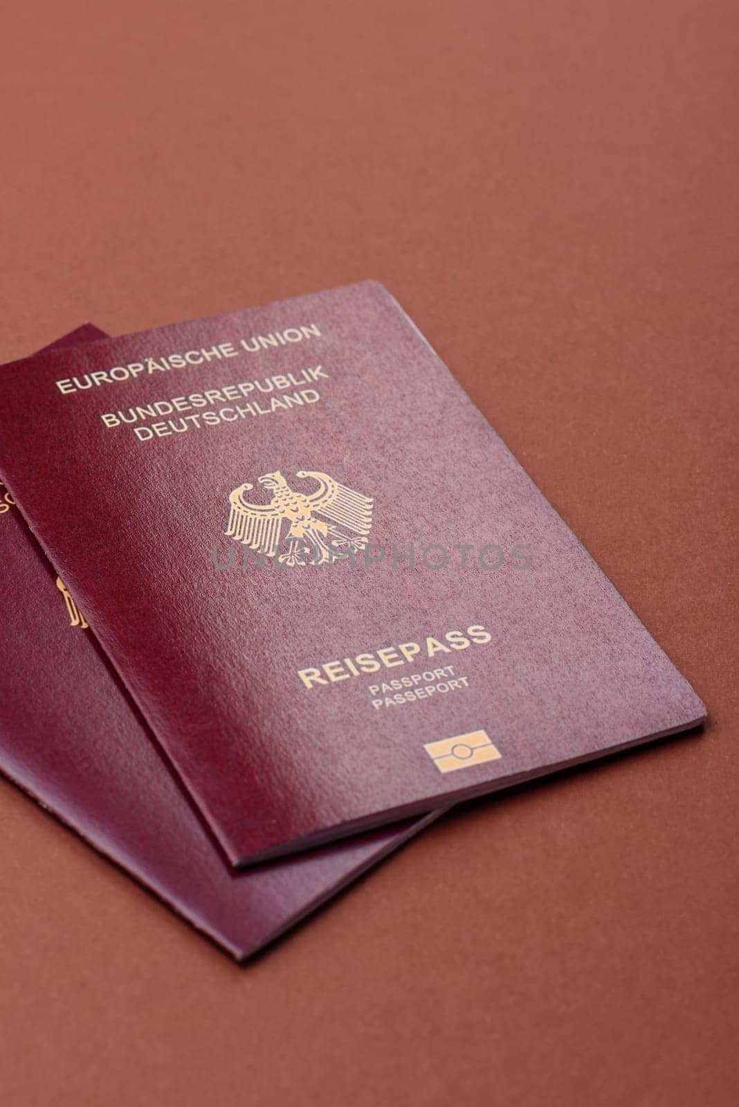 German passport, German document for travelling, border crossing, for business purposes