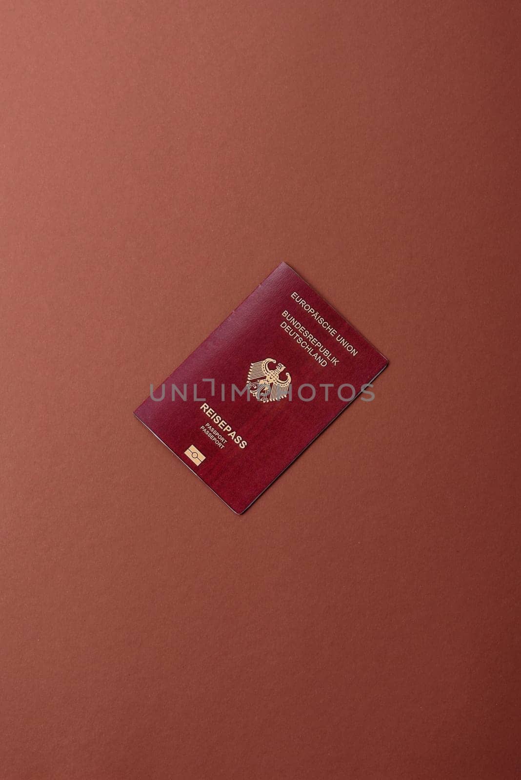 German passport, German document for travelling, border crossing, for business purposes