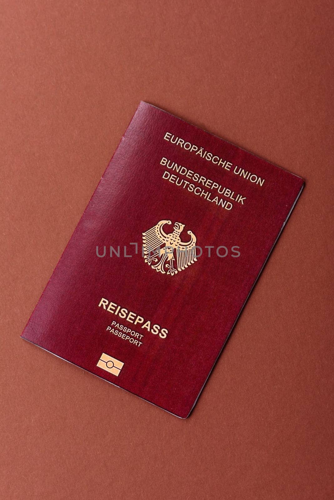 German passport, German document for travelling, border crossing, for business purposes