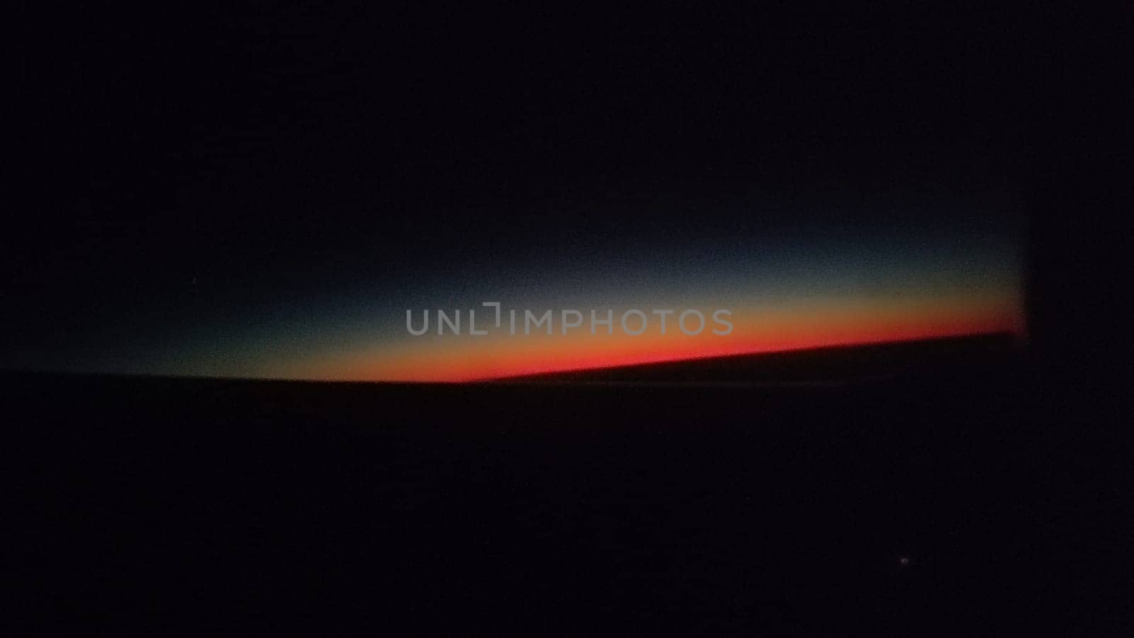 sunrise, black blue orange sky background. High quality photo