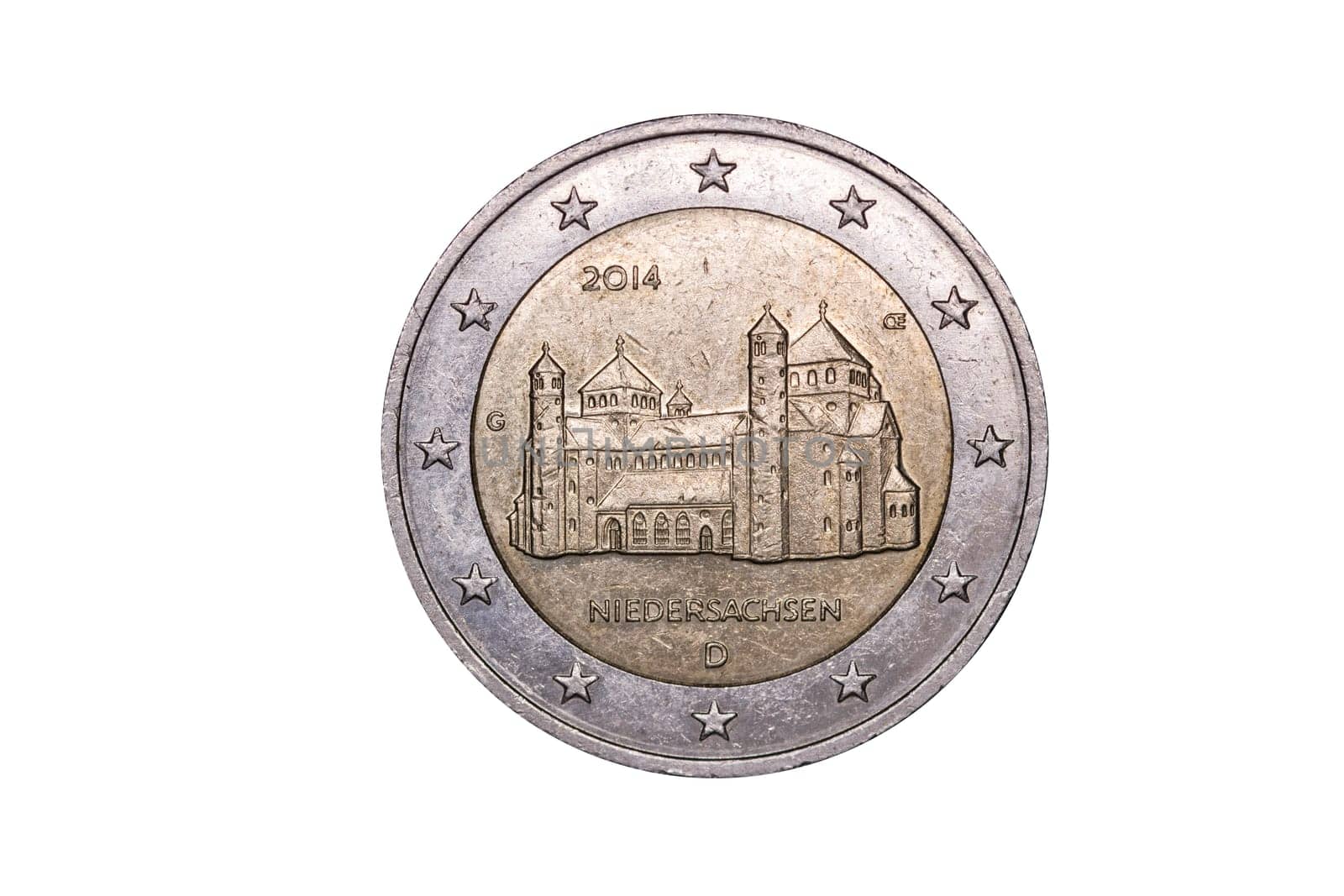 deutsche 2-Euro Münze St. Michaeliskirche Hildesheim