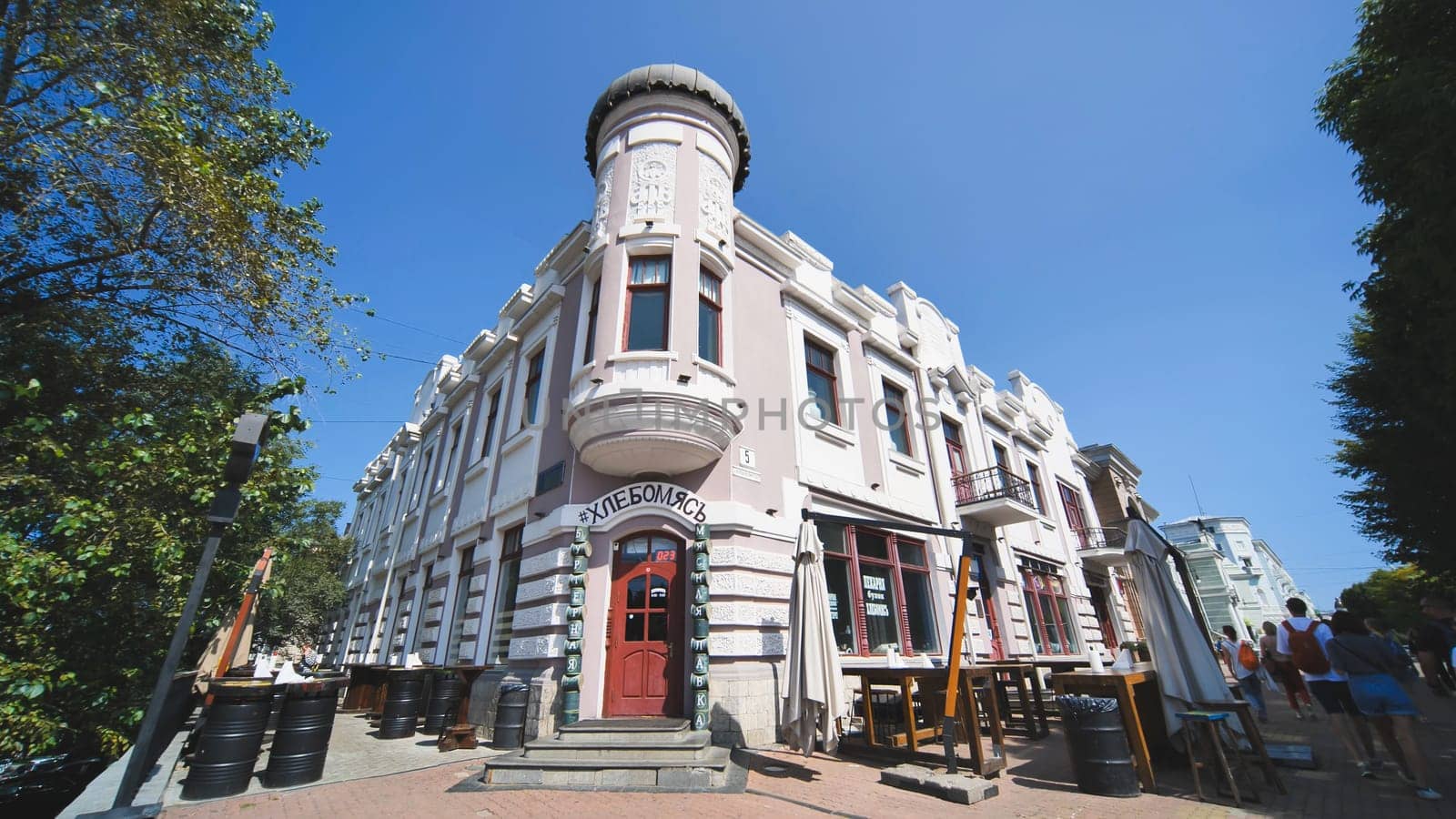 Beautiful architecture of the main streets of the city.