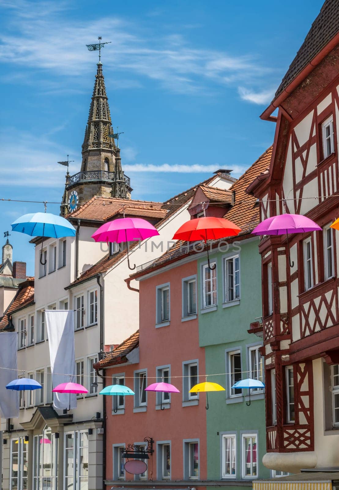 St. Gumbertus church in the old town of Ansbach (Franconia)