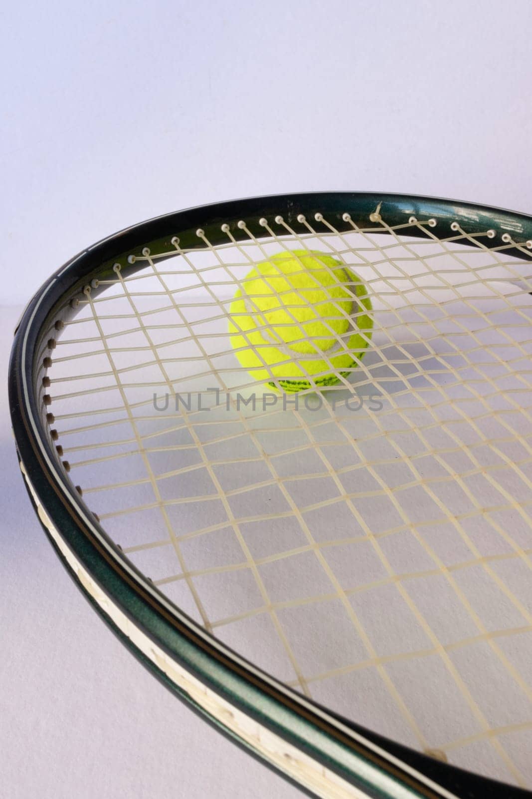 Tennis balls on light background, flat lay. Isolated. Real picture. Sport concept.Copy space.Promotional background for tennis sport.