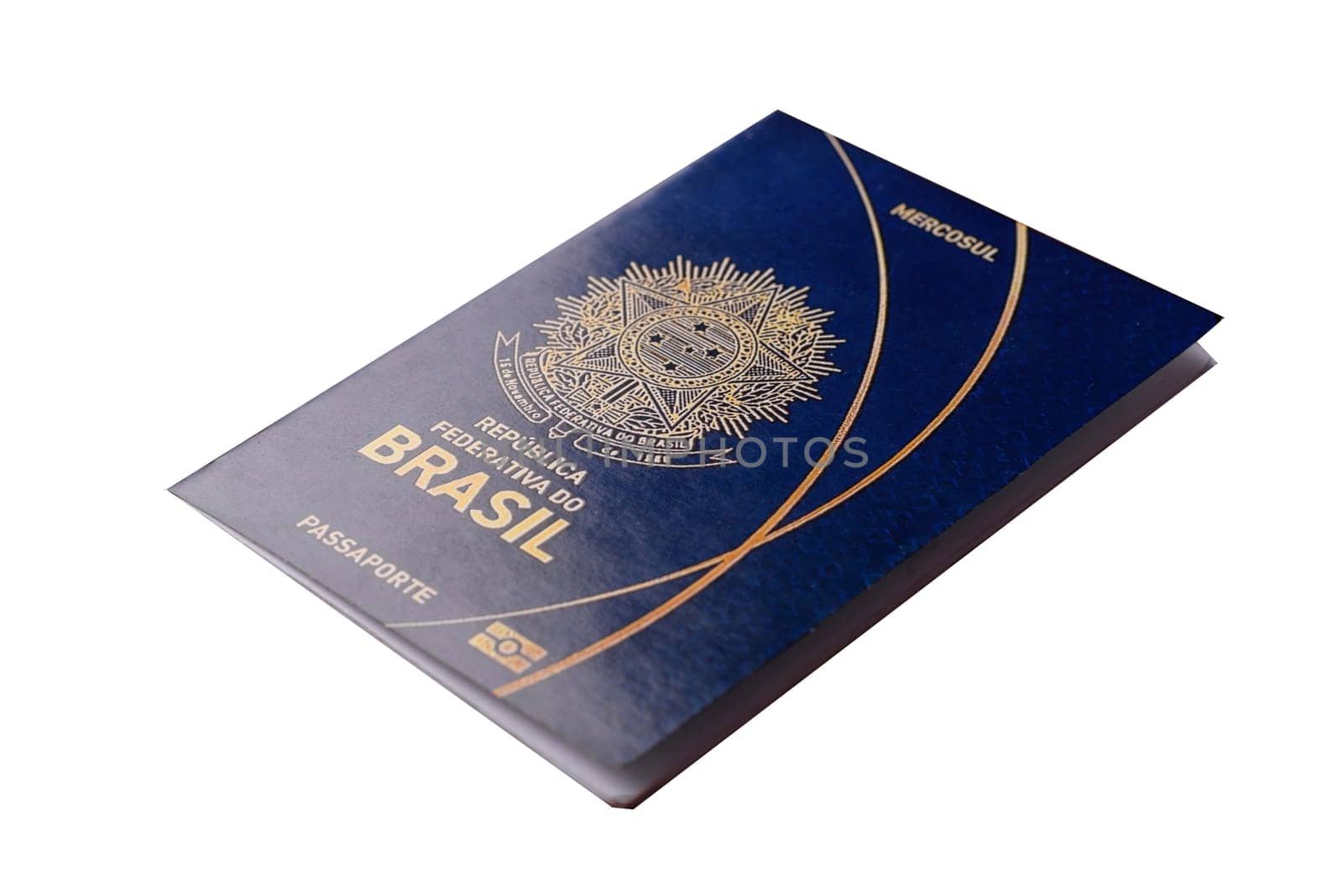 Brazilian passport for travelling, flying and doing business. Brazil document, id for crossing the border