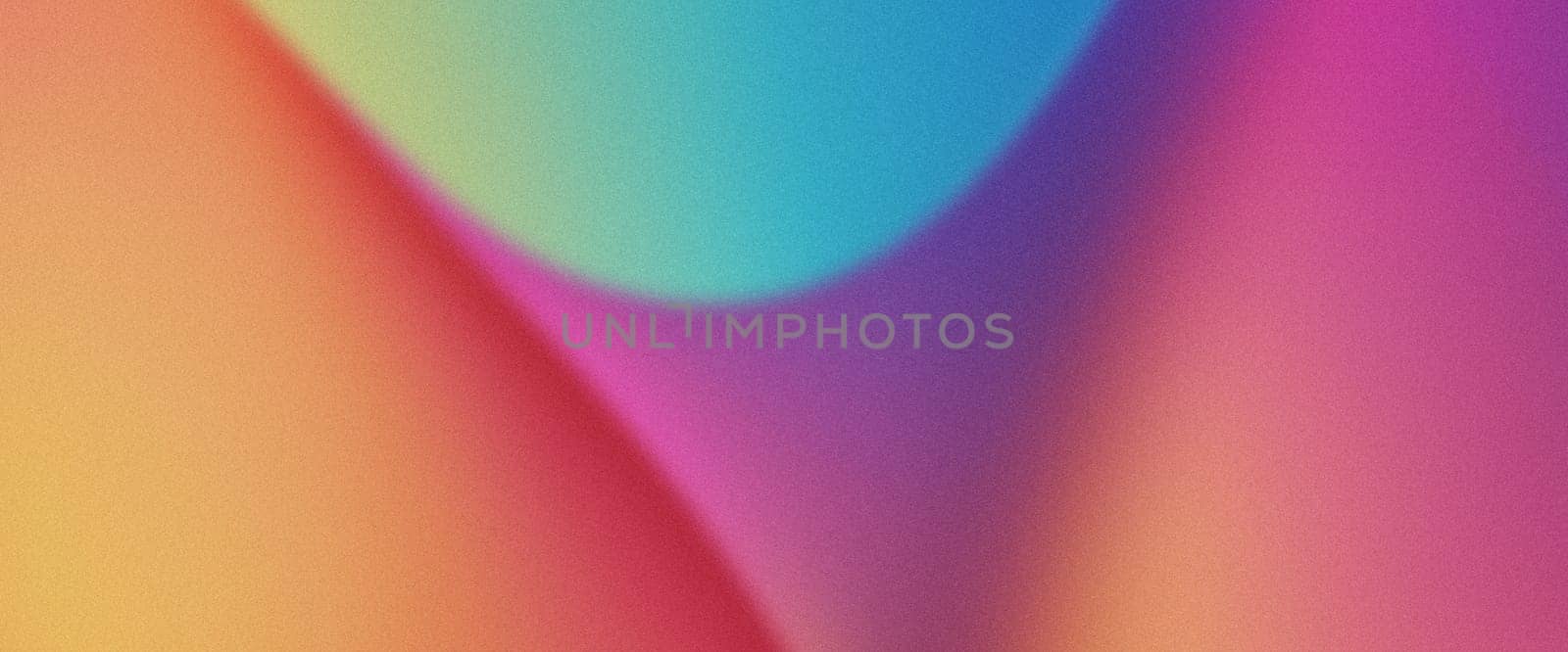 A vibrant abstract image featuring a smooth color gradient.