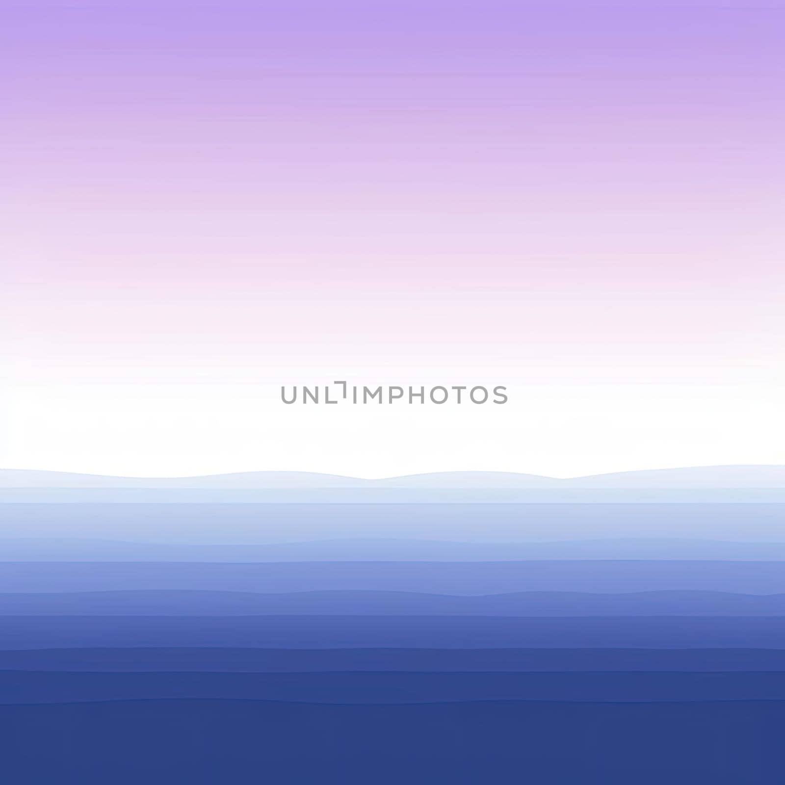 Abstract background with waves and clouds - vector illustration - gradient
