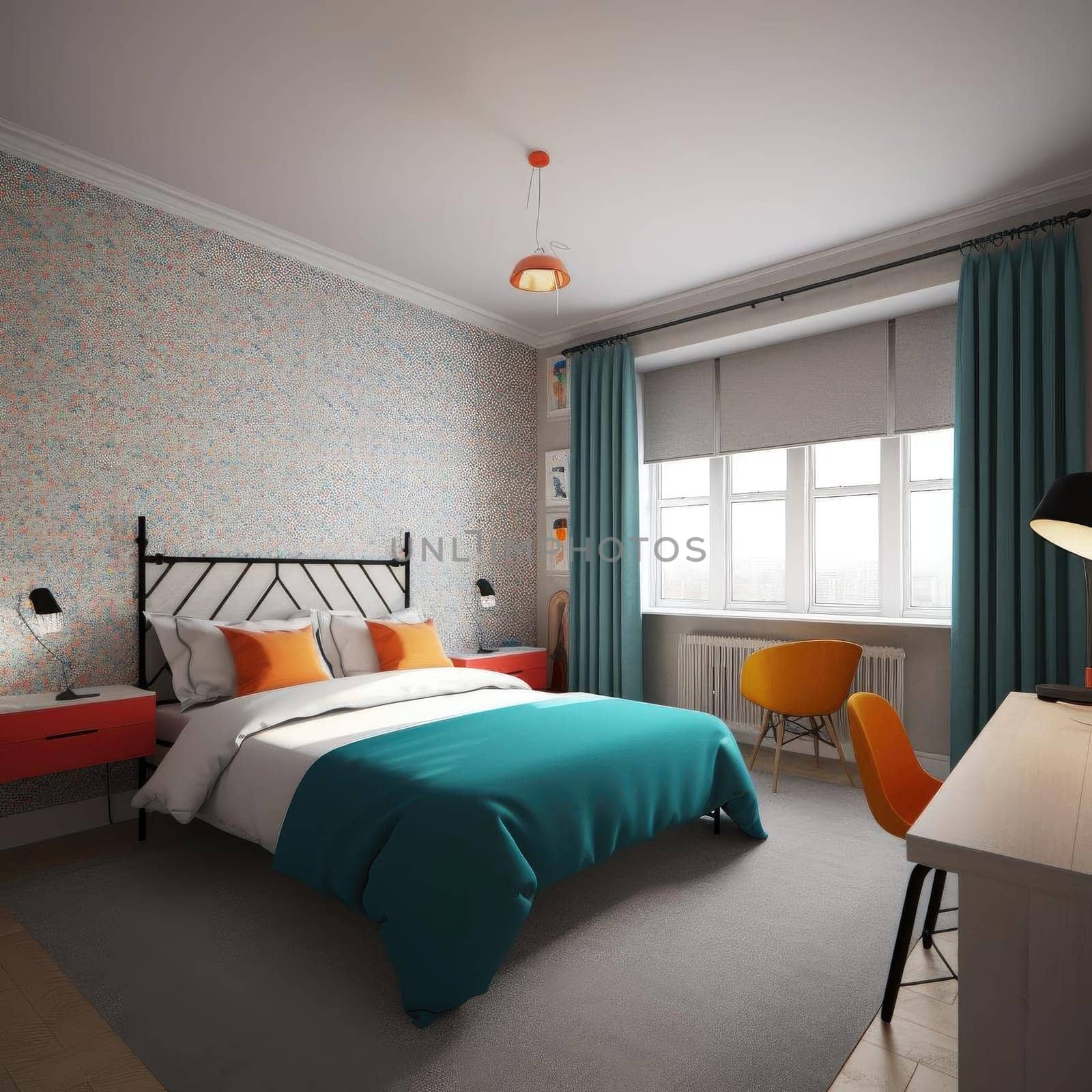 Modern bedroom interior design
