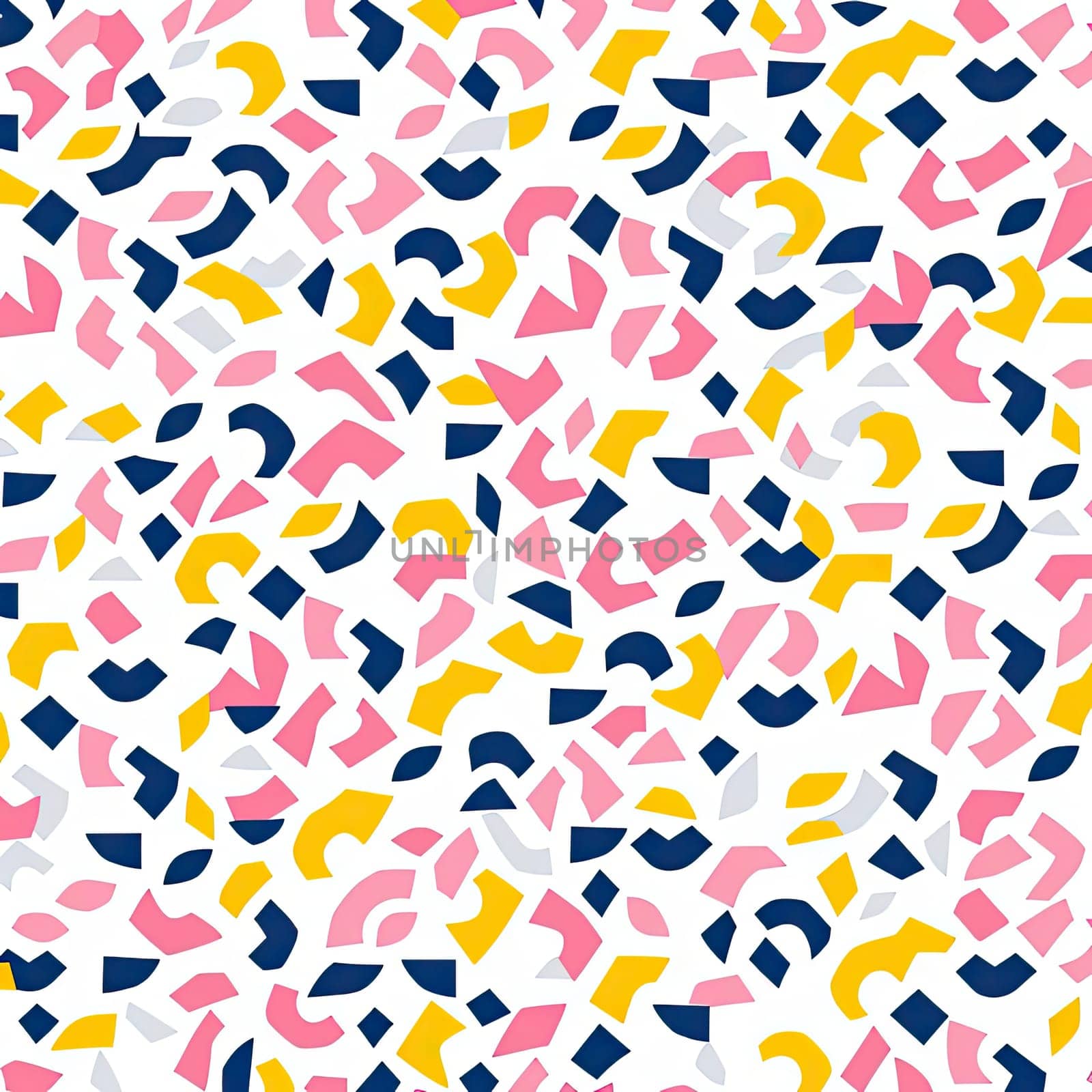 Seamless pattern with geometric shapes - vector illustration