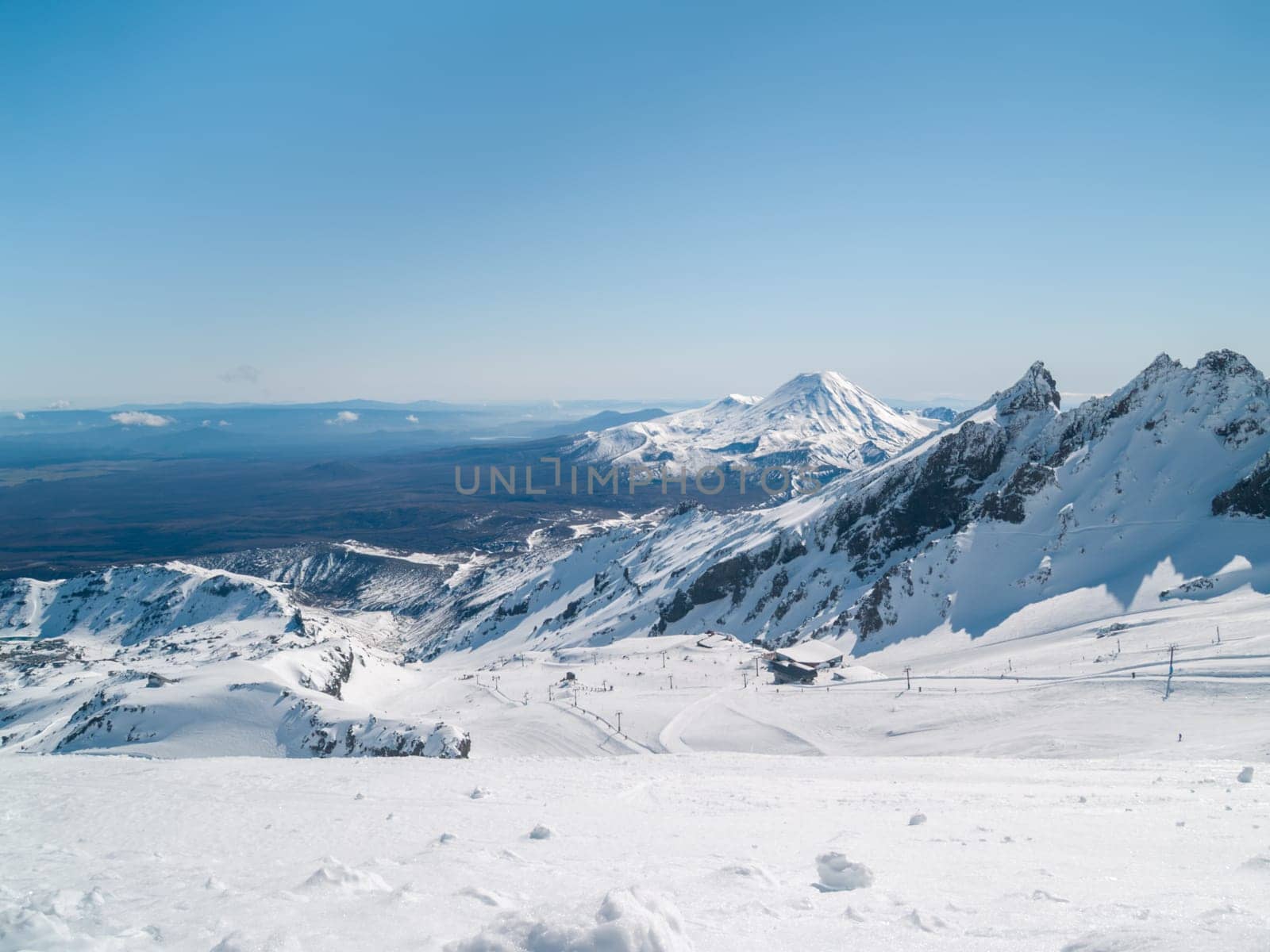 Whakapapa Ski-field in Tongariro National Park.