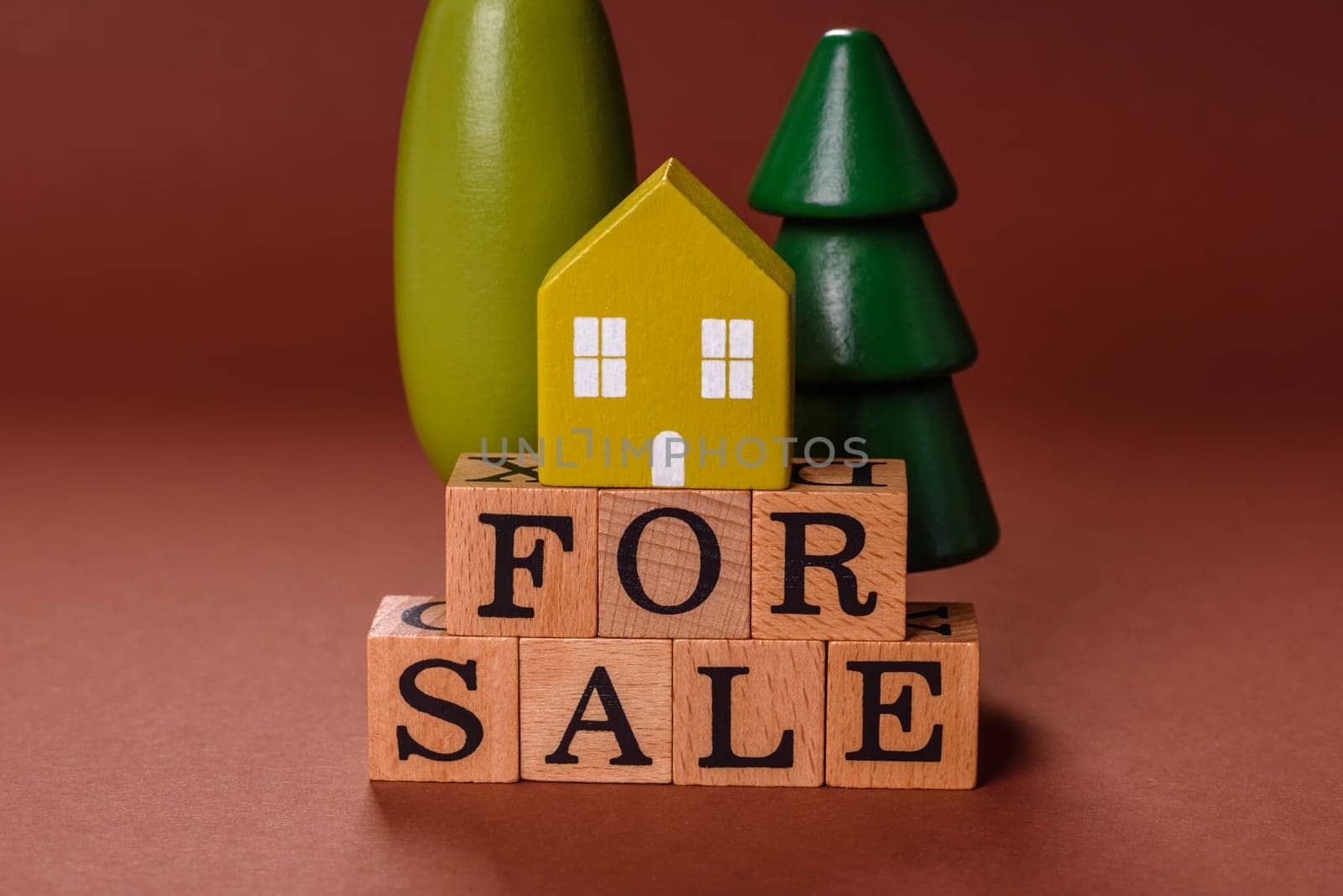 House, real estate or property for sale, purchase or sale of apartments for mortgage according to the financial contract