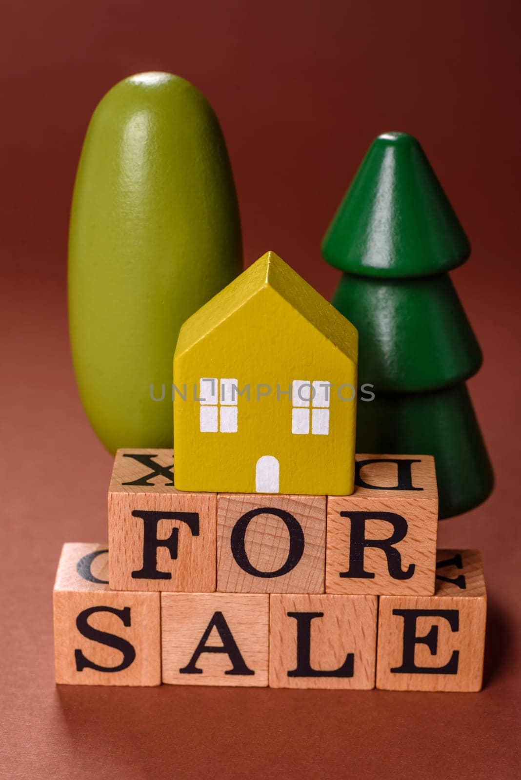 House, real estate or property for sale, purchase or sale of apartments for mortgage according to the financial contract