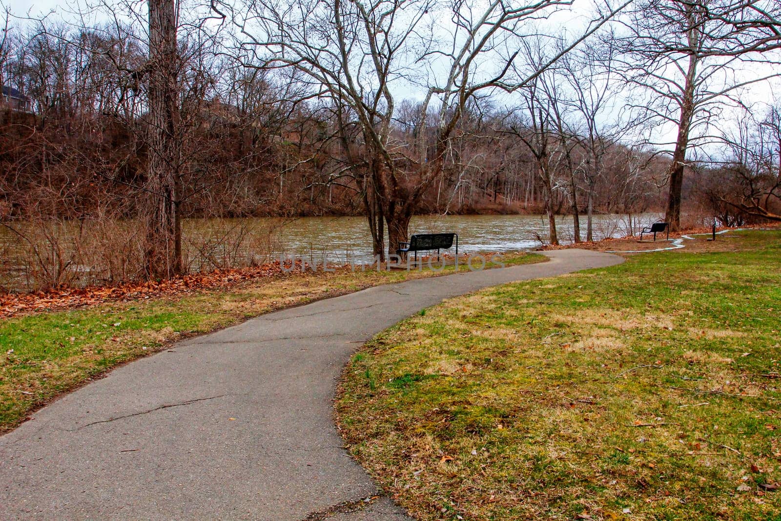 Views of Scioto Park in Late Winter, Dublin, Ohio