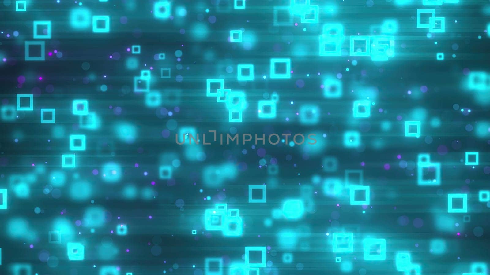 Abstract blue technology background. Computer generated 3d render