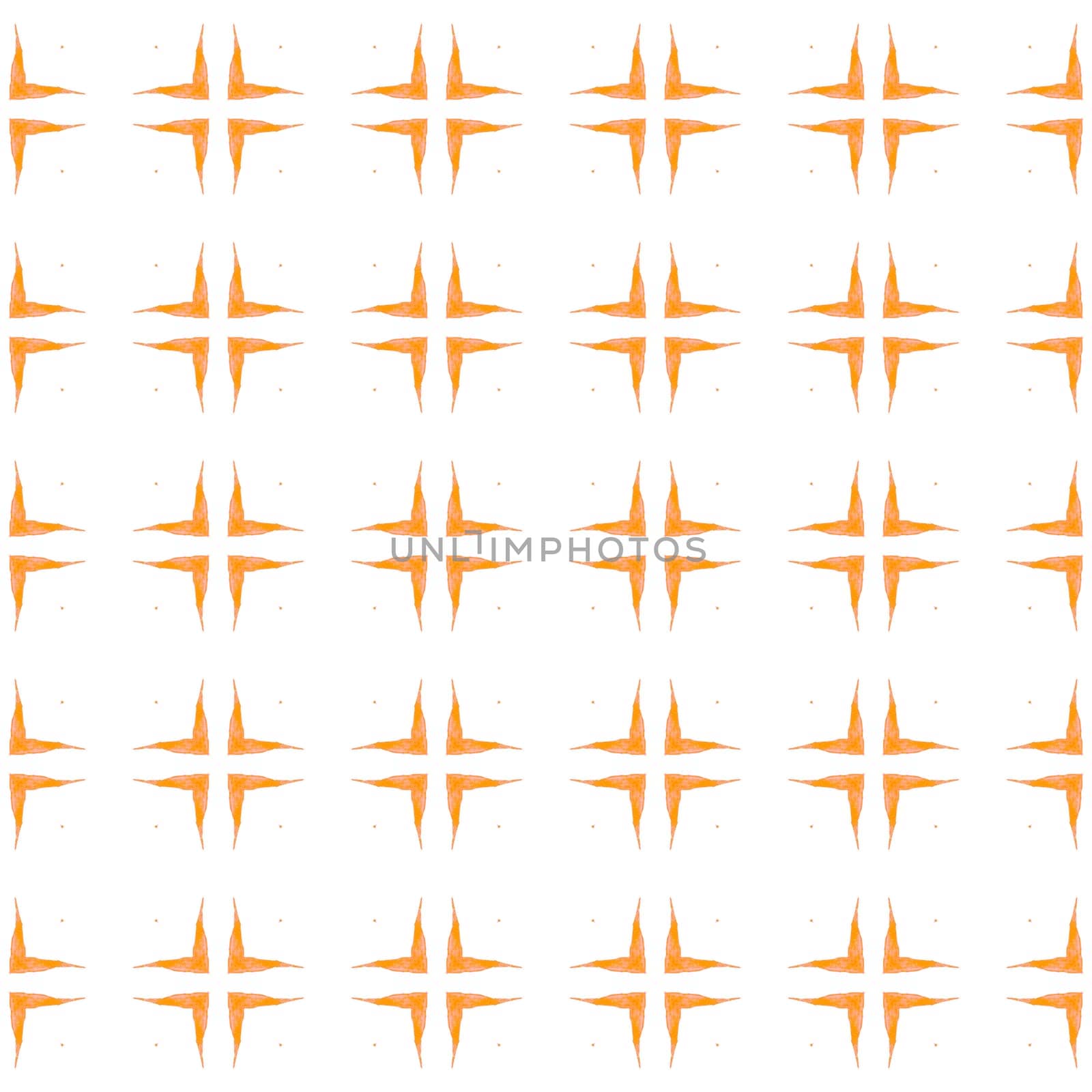 Organic tile. Orange alluring boho chic summer design. Textile ready powerful print, swimwear fabric, wallpaper, wrapping. Trendy organic green border.