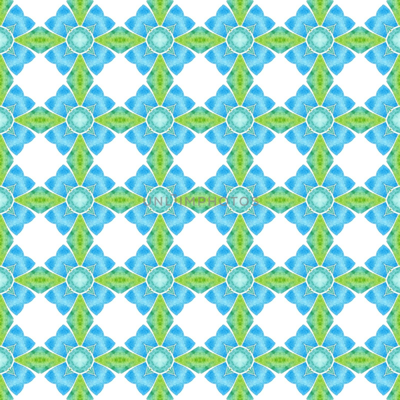 Textile ready terrific print, swimwear fabric, wallpaper, wrapping. Green likable boho chic summer design. Oriental arabesque hand drawn border. Arabesque hand drawn design.