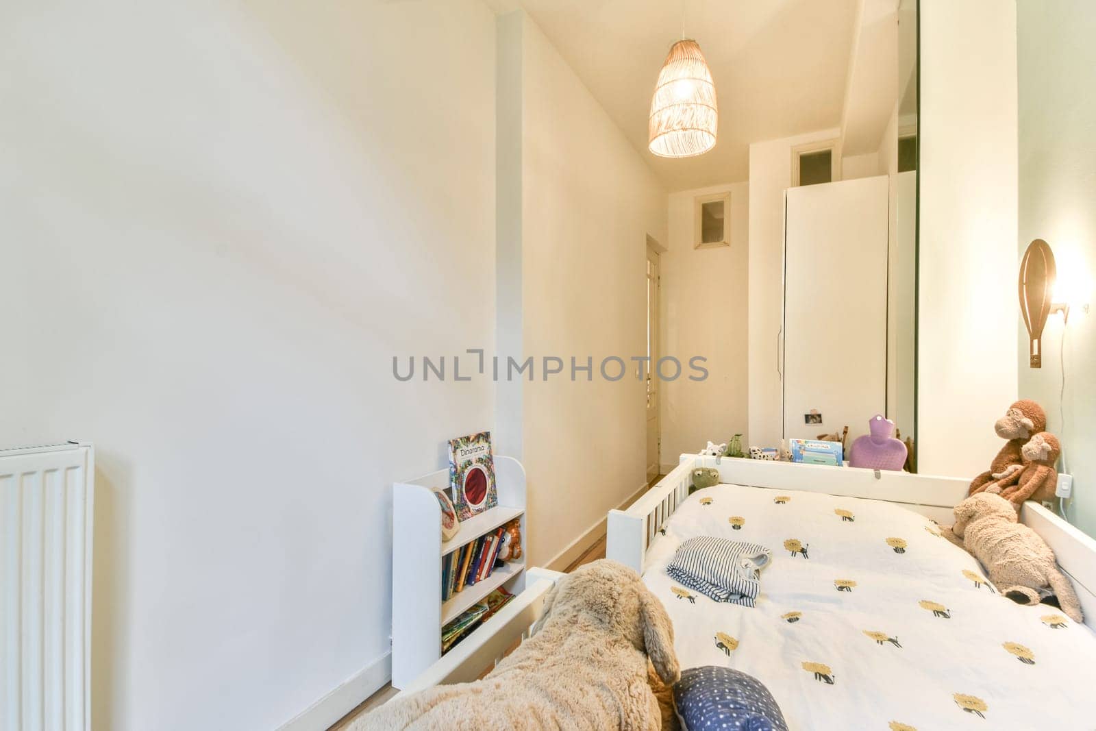 A warm and inviting bedroom featuring soft lighting, a plush bed, and cozy decor elements that create a serene atmosphere for relaxation.