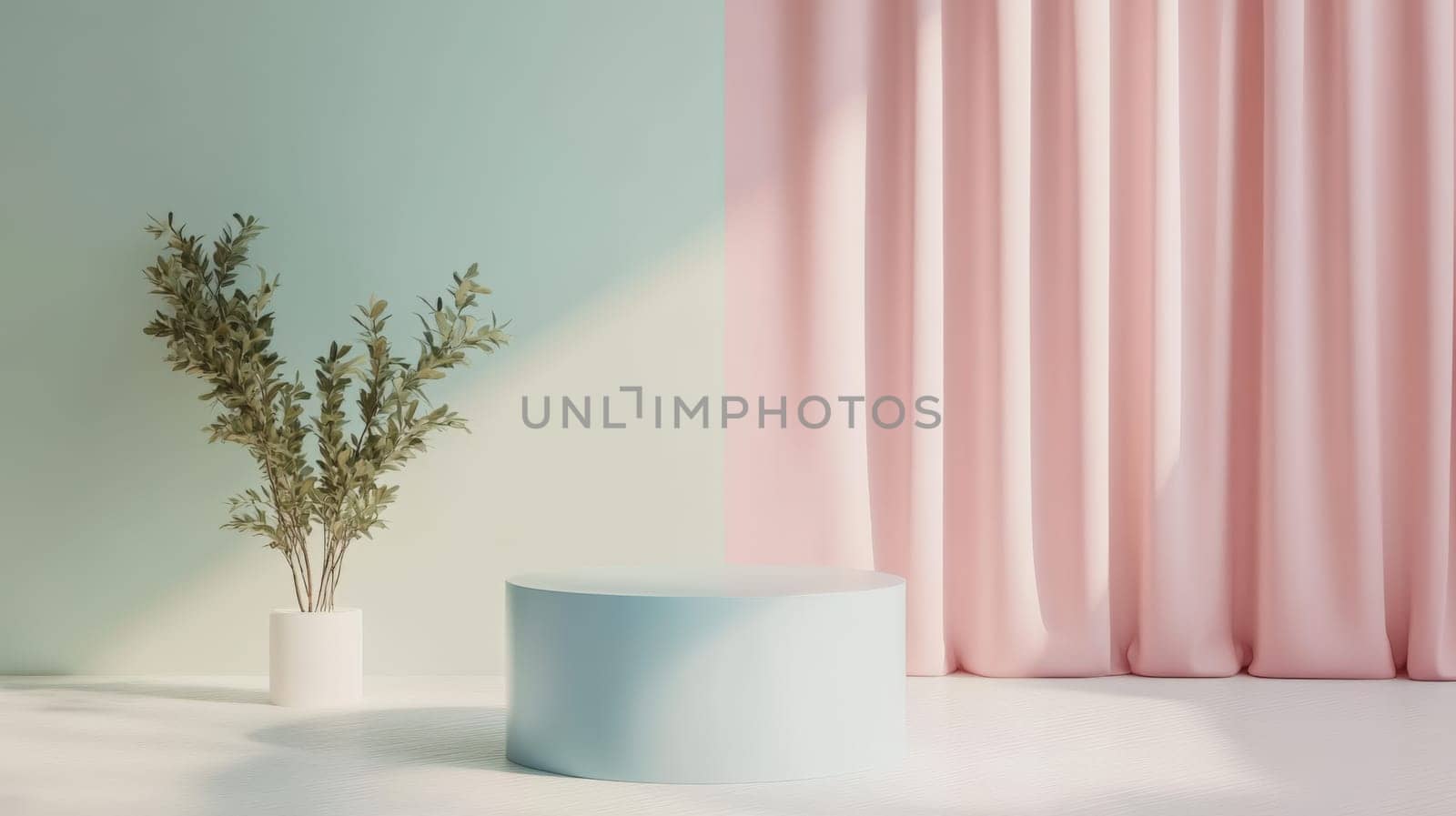 Branding Presentation Mockup in Pastel Colors
