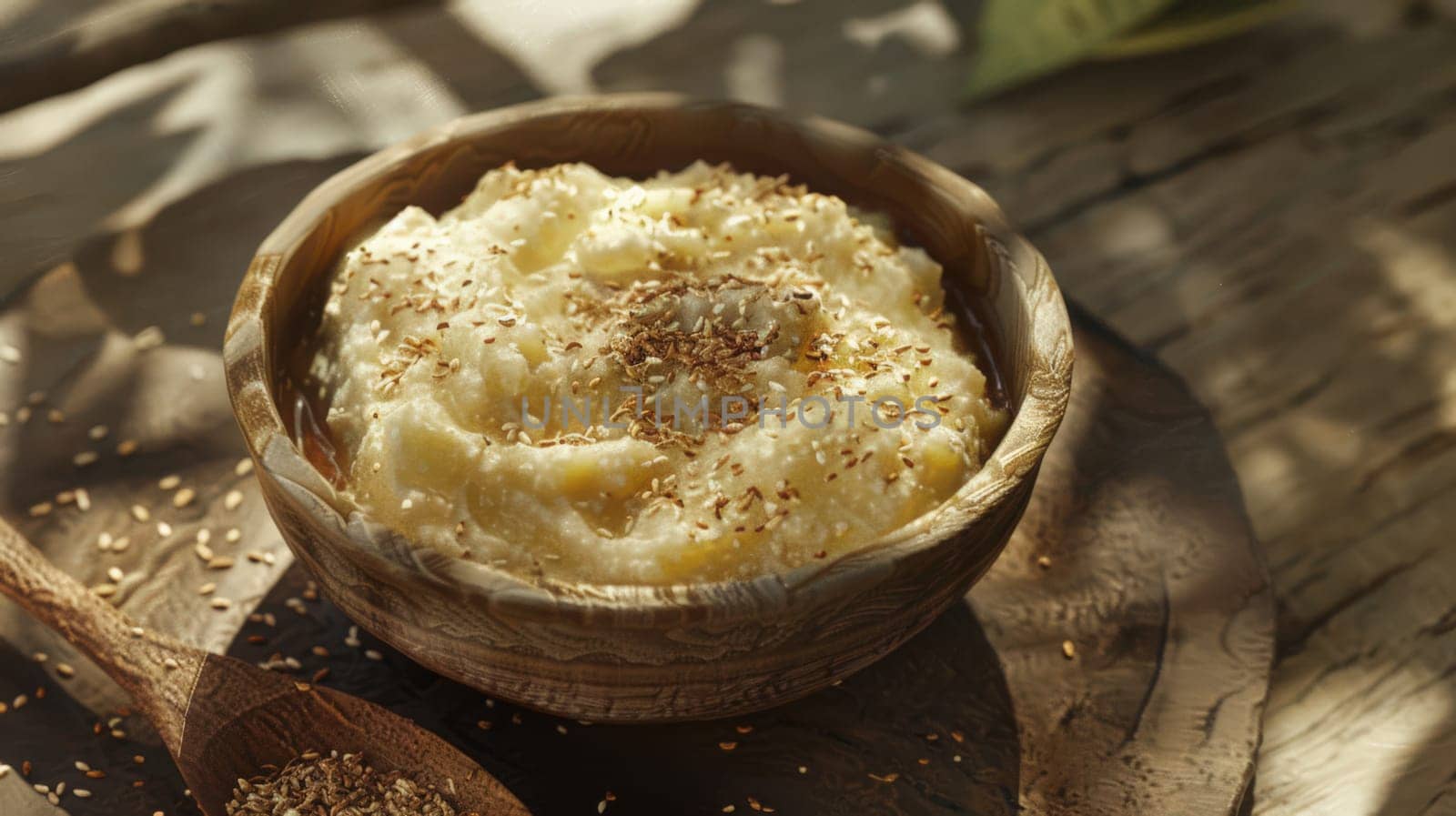 humus Photorealistic Photo. --ar 16:9 --style raw --v 6 Job ID: 8195278d-598e-4b87-baaa-90eab262a905