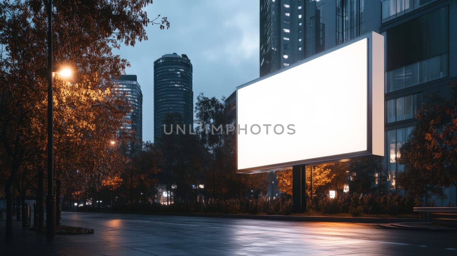 Billboard Construction An Advertising Mockup