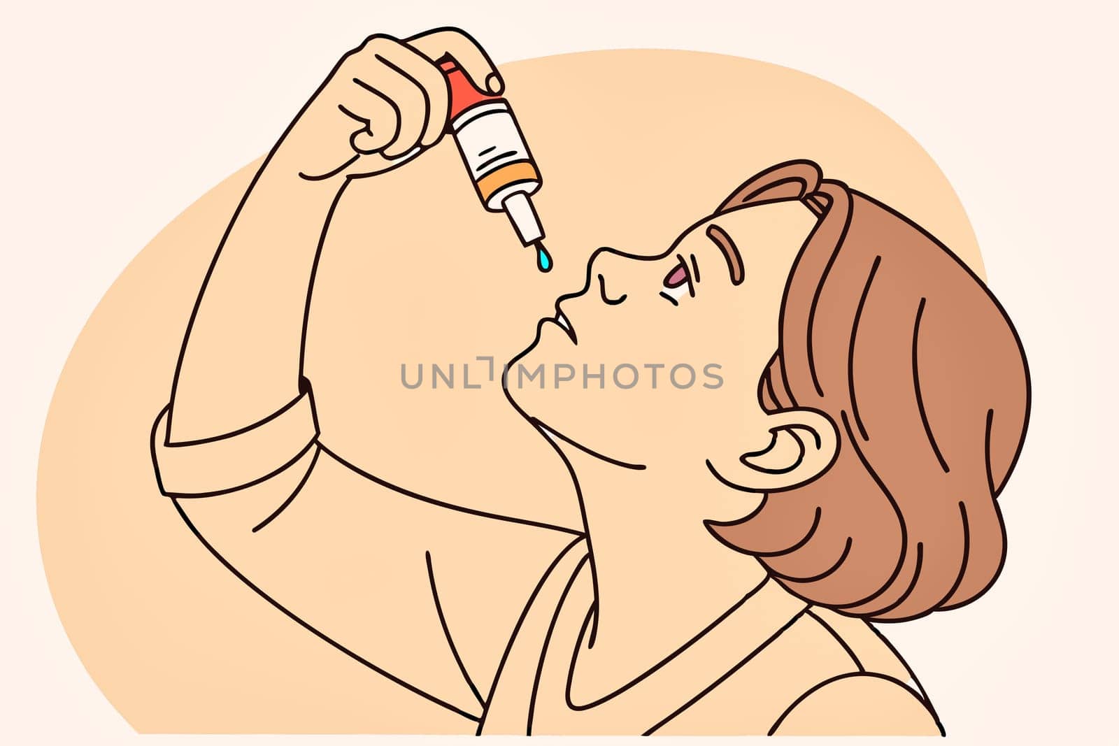 a drop of a thick liquid or viscous substance, a small particle of liquid