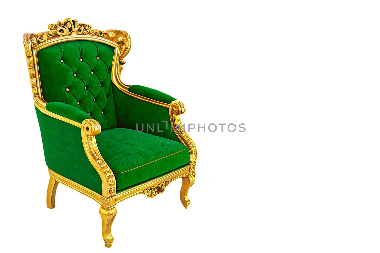 a comfortable chair, typically upholstered, with side supports for a person's arms