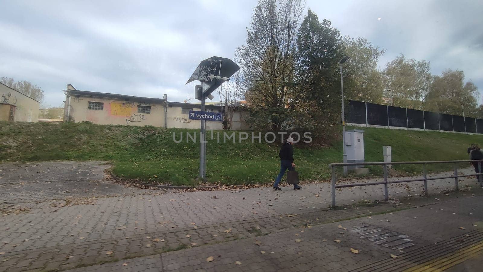 Cesca Lipa Chech Republic Europe October 18 2024 - Station outdoor path summer evening opendoor street building architecture travel tourism summer day park shotlisttravel autumn trees people person . High quality photo