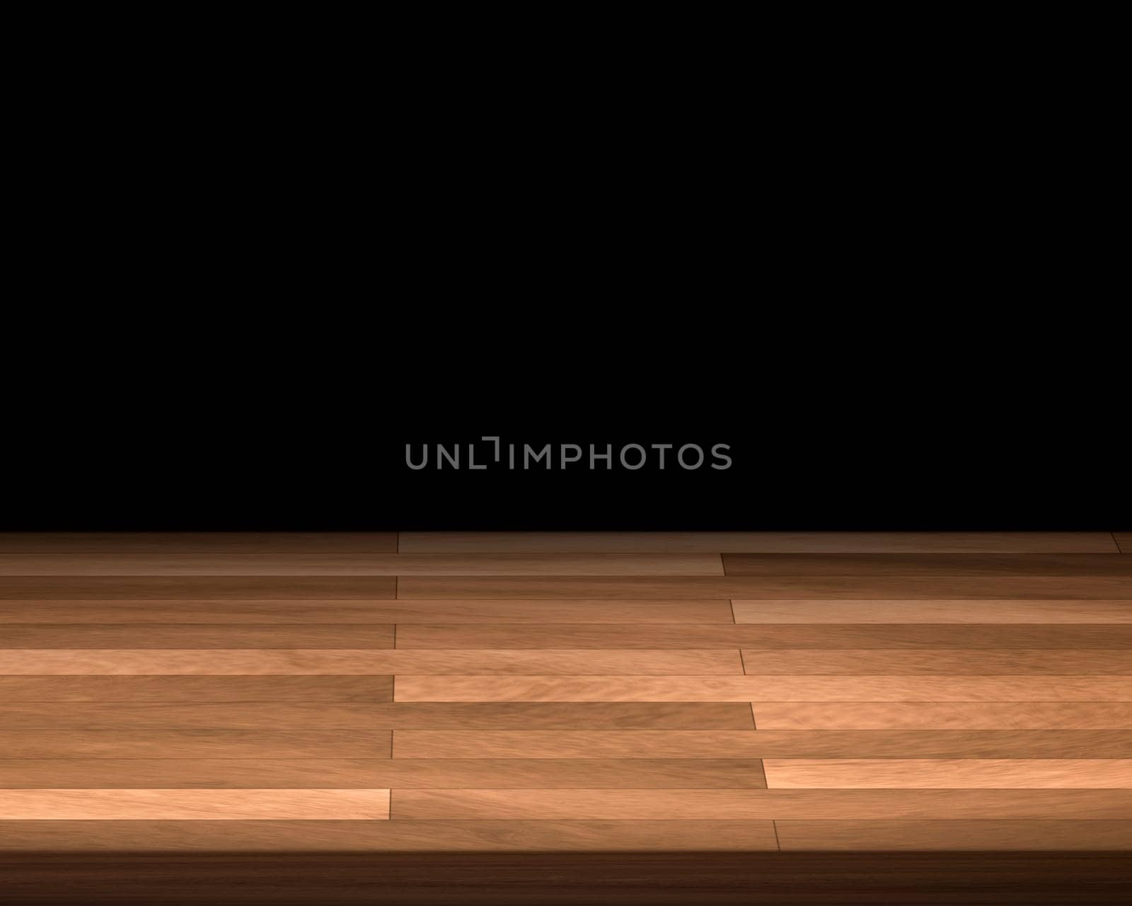 Empty wooden table on dark background Empty Space for display your products