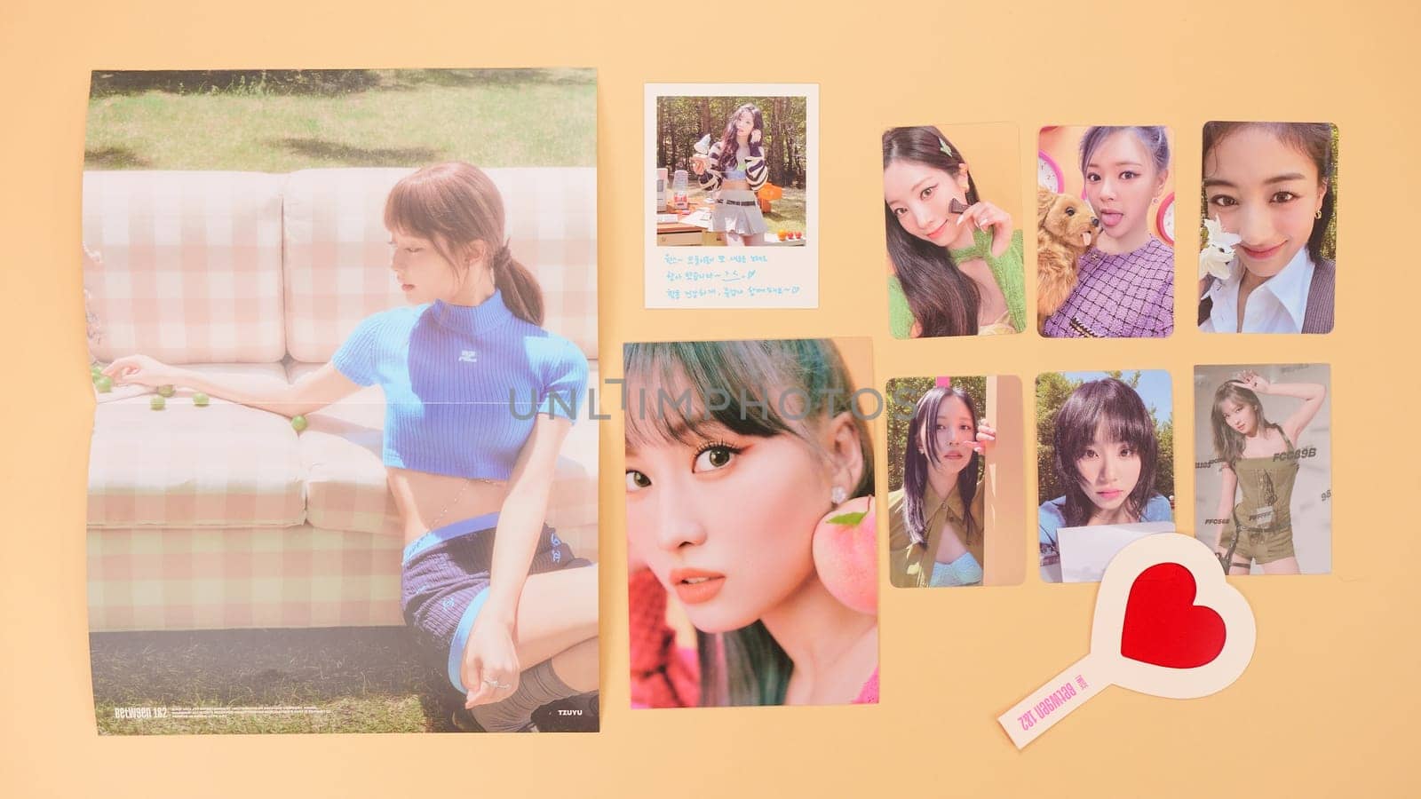 Twice Between 1 and 2 mini Album Box set on yellow. Red music disc in white cd player. South Korean girl group Twice. Space for text. Gatineau, QC Canada - December 27 2022
