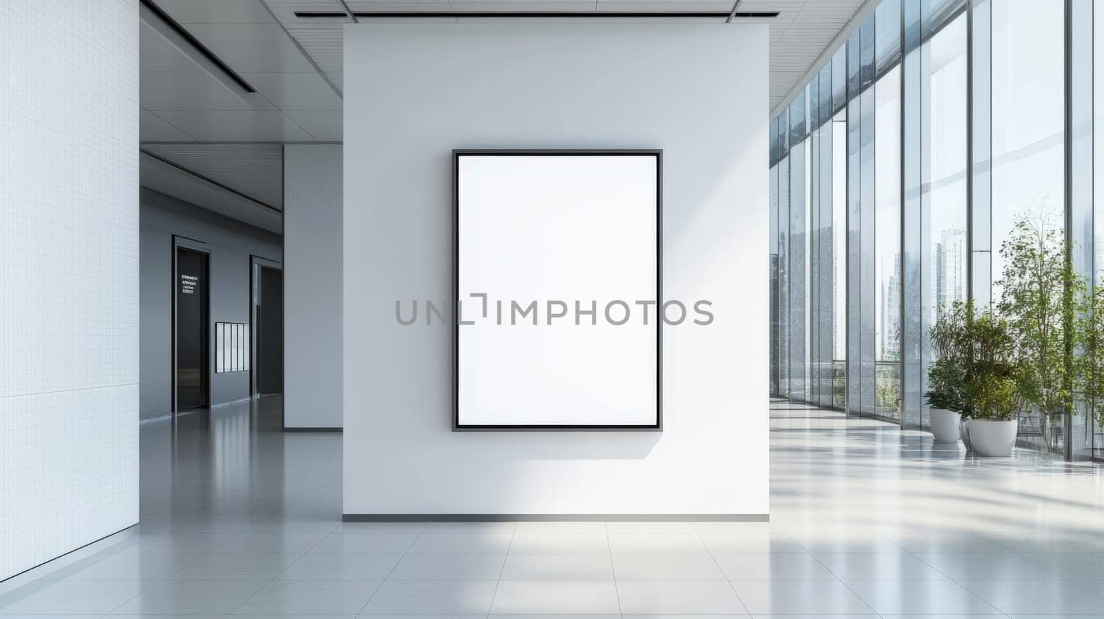 Press Wall Banner Photorealistic Mockup