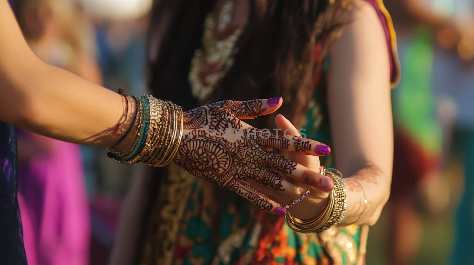 Henna Tattoos At A Hippie Festival