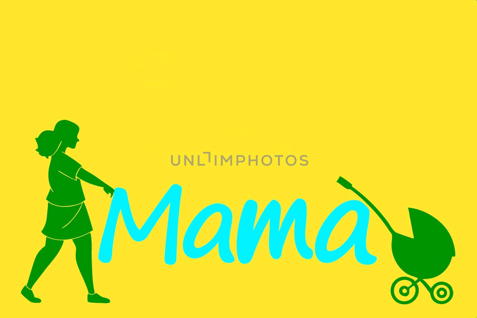 a woman in relation to her child or children. a very young child, especially one newly or recently born