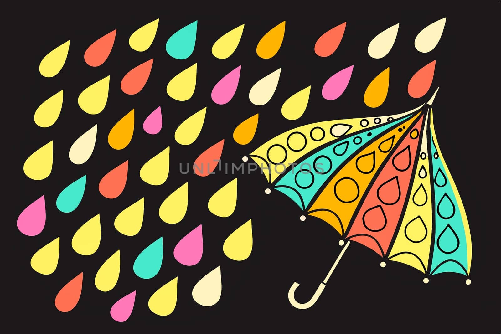 moisture condensed from the atmosphere that falls visibly in separate drops