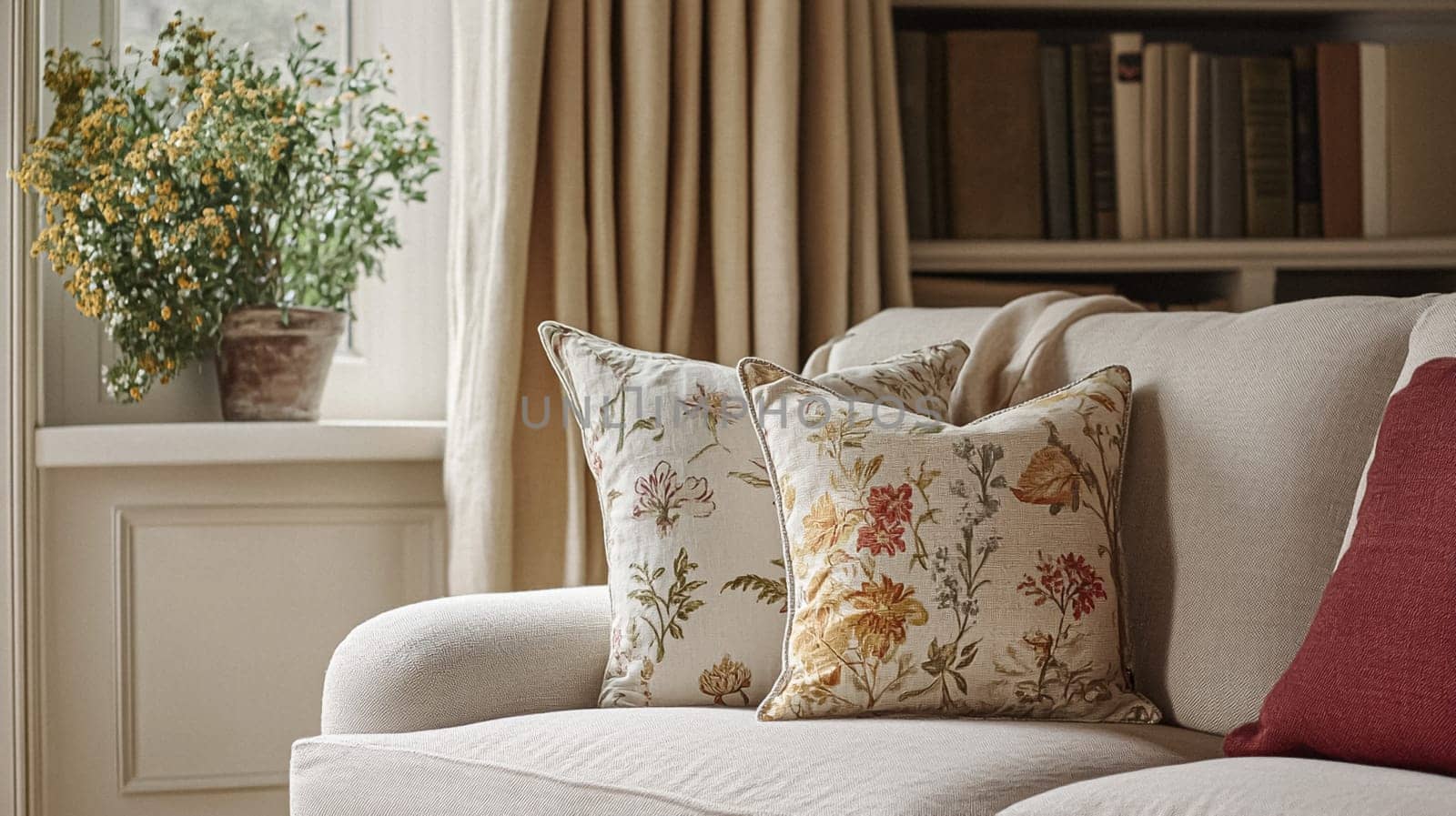Interior decor that embrace classic neutral tones, delicate textures, and sophisticated styling idea