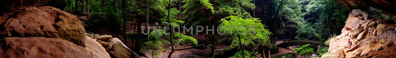 Views at Old Man's Cave, Hocking Hills State Park, Ohio