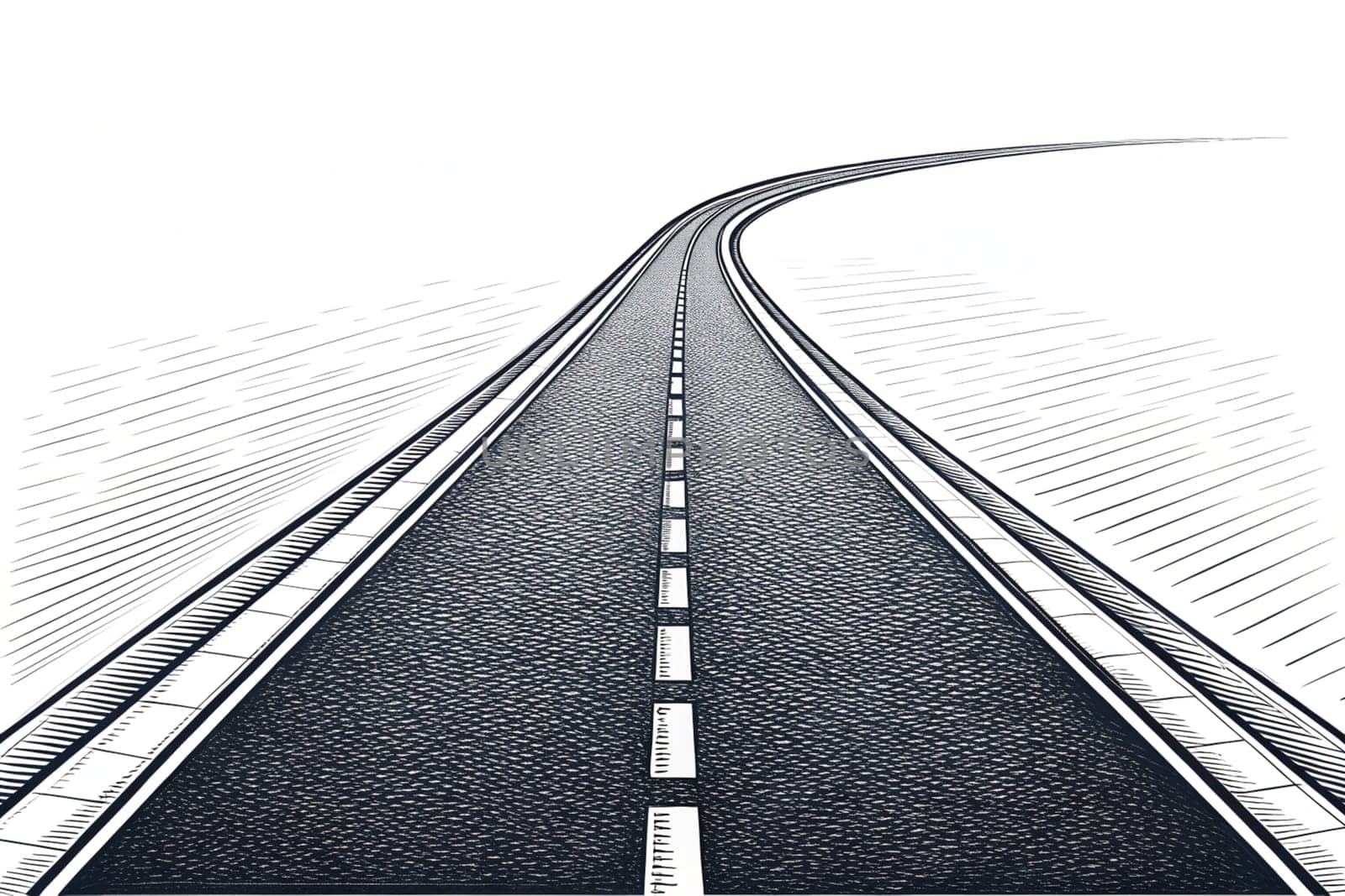 a wide way leading from one place to another, especially one with a specially prepared surface