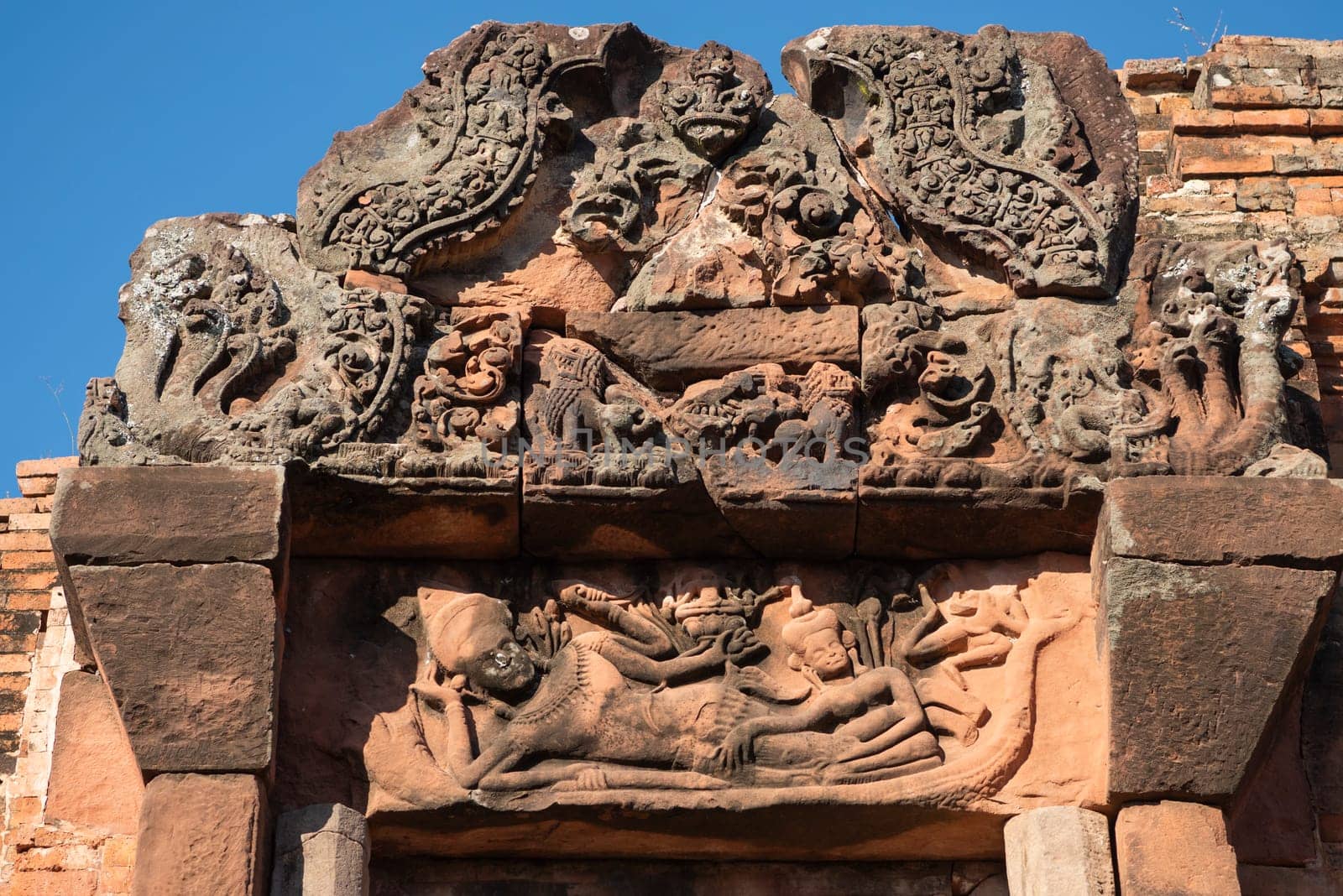 The Khmer Temple Ruins of Prasat Puay Noi in the Province of Khon Kaen in Thailand. Thailand, Khon Kaen, December, 8, 2024
