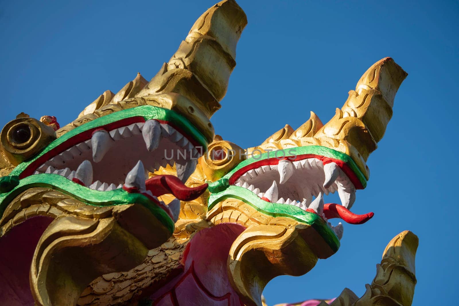 Wat Tham Pha Keung in Amphoe Phu Wiang in  Province of Khon Kaen in Thailand. Thailand, Khon Kaen, December, 6, 2024