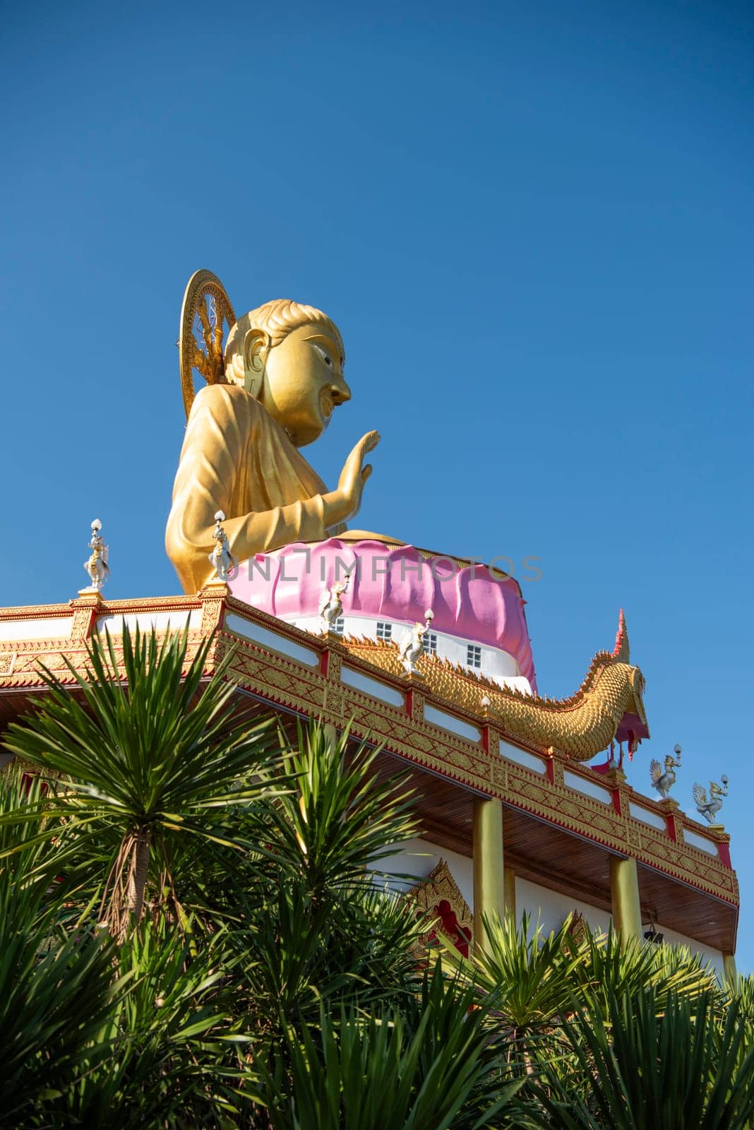 Wat Tham Pha Keung in Amphoe Phu Wiang in  Province of Khon Kaen in Thailand. Thailand, Khon Kaen, December, 6, 2024