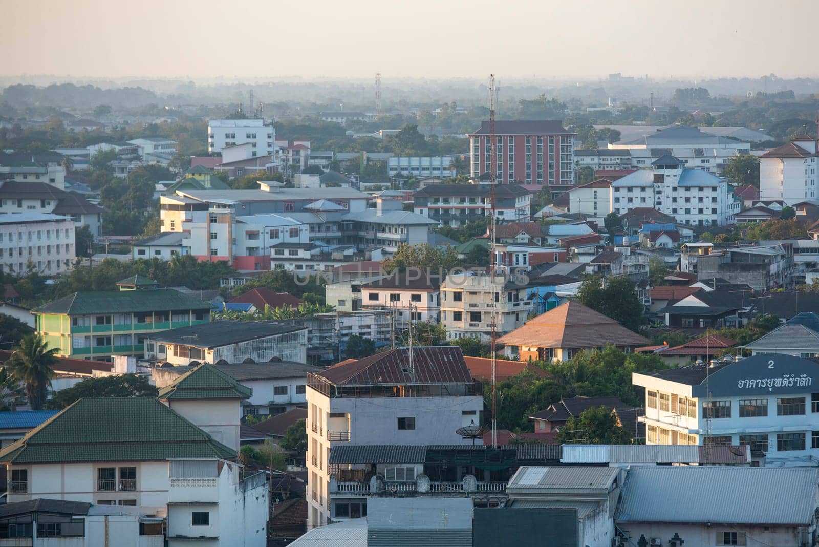 view over the City Centre of Khon Kaen Province Khon Kaen in Thailand. Thailand, Khon Kaen, December, 4, 2024
