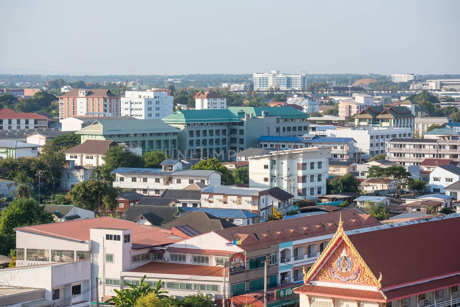 view over the City Centre of Khon Kaen Province Khon Kaen in Thailand. Thailand, Khon Kaen, December, 4, 2024
