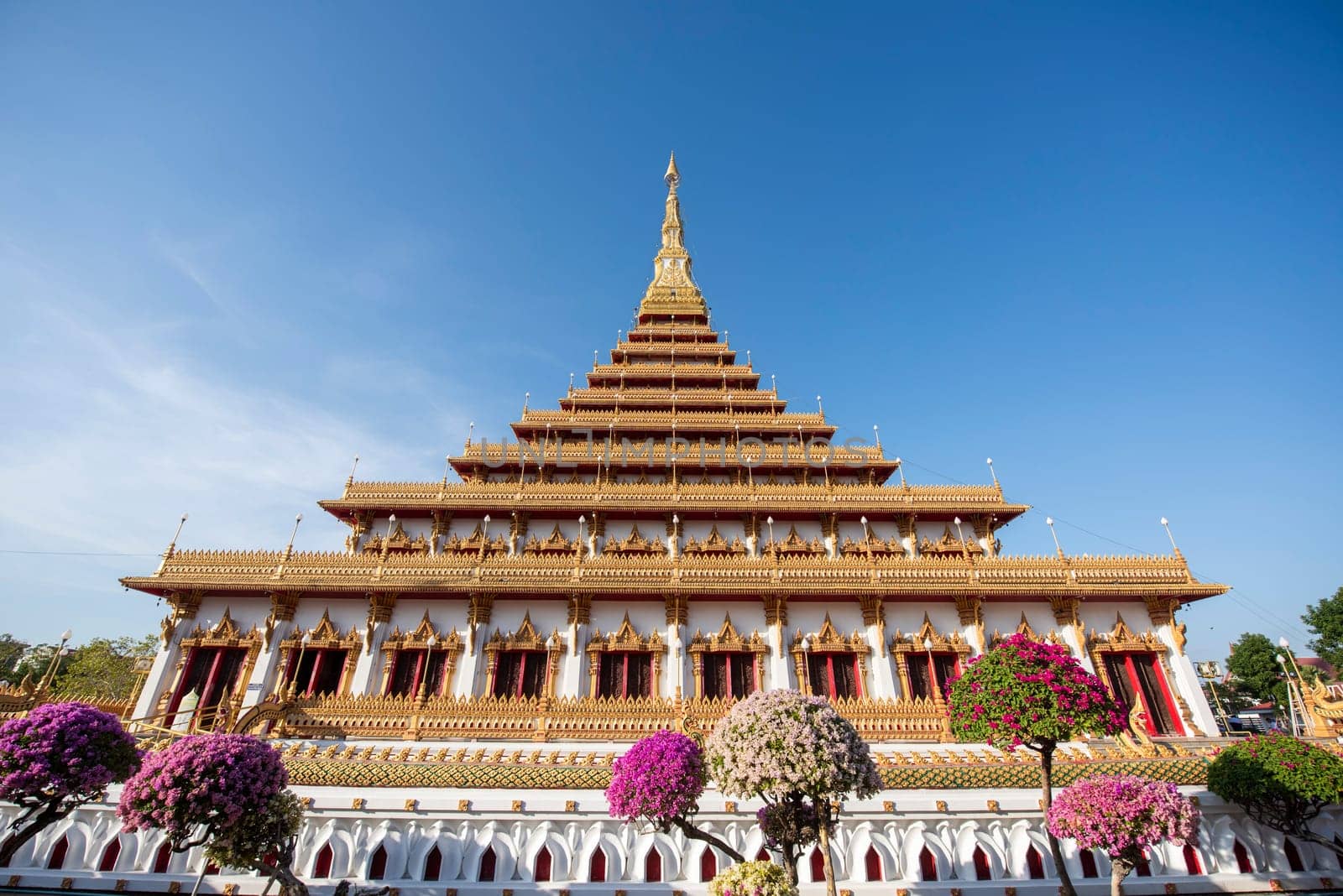 Phra Mahathat Kaen Nakhon in the City Centre of Khon Kaen Province Khon Kaen in Thailand. Thailand, Khon Kaen, December, 4, 2024