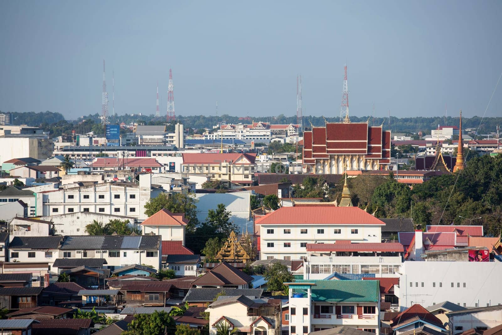view over the City Centre of Khon Kaen Province Khon Kaen in Thailand. Thailand, Khon Kaen, December, 4, 2024
