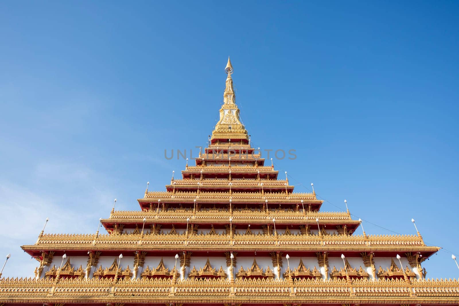 Phra Mahathat Kaen Nakhon in the City Centre of Khon Kaen Province Khon Kaen in Thailand. Thailand, Khon Kaen, December, 4, 2024