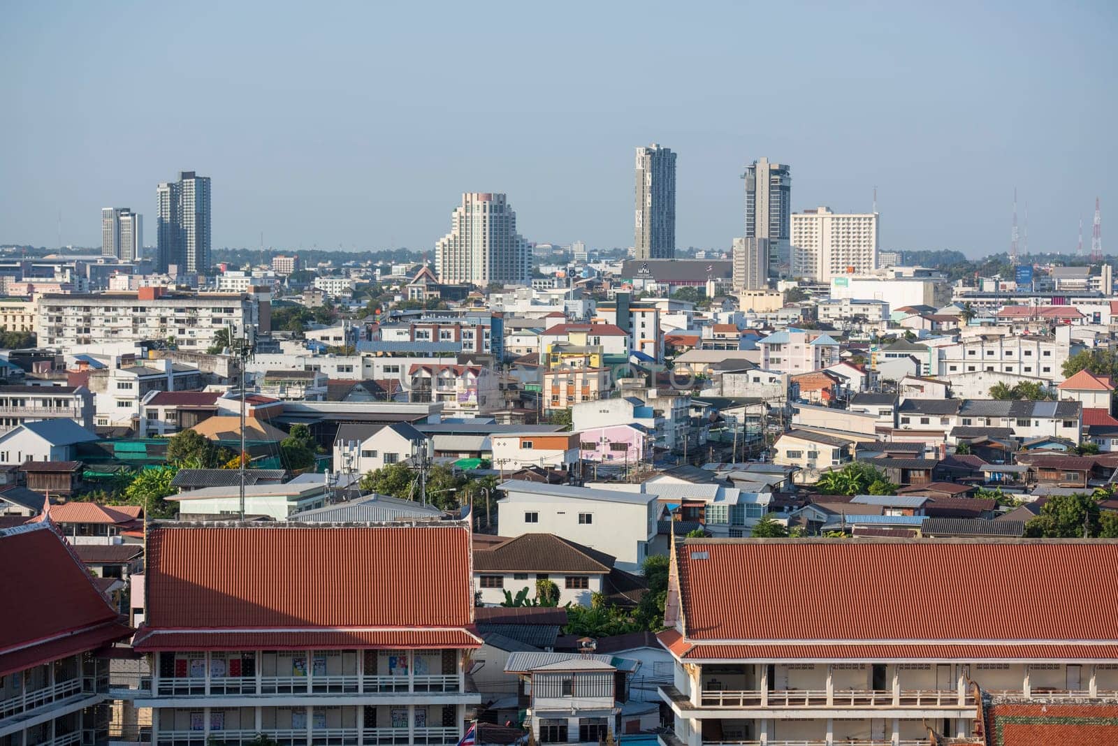 view over the City Centre of Khon Kaen Province Khon Kaen in Thailand. Thailand, Khon Kaen, December, 4, 2024