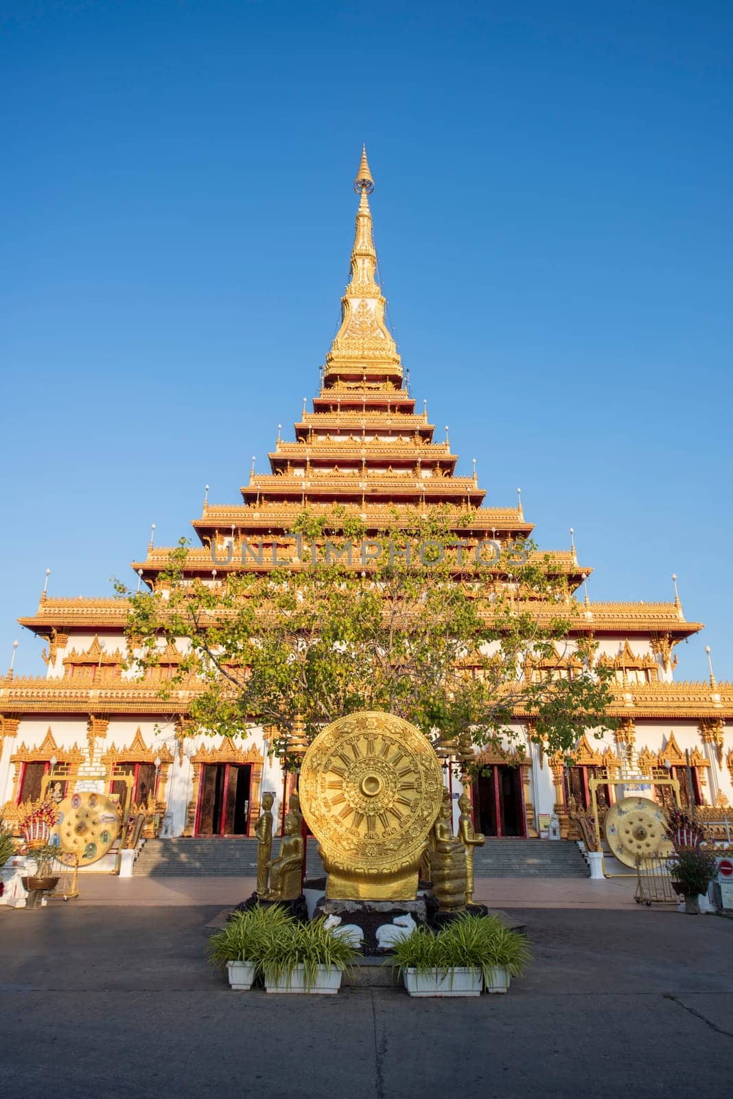 Phra Mahathat Kaen Nakhon in the City Centre of Khon Kaen Province Khon Kaen in Thailand. Thailand, Khon Kaen, December, 4, 2024