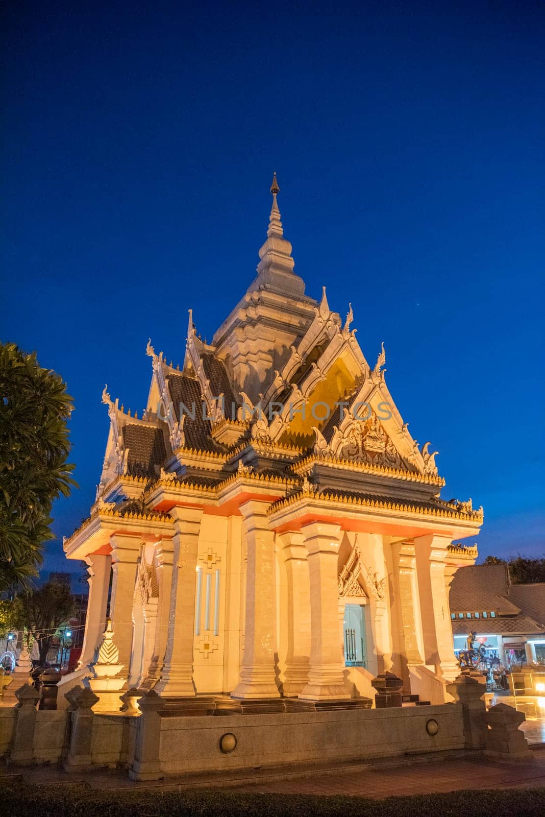 City Pillar Shrine in City Centre of Khon Kaen and Province Khon Kaen in Thailand. Thailand, Khon Kaen, December, 8, 2024